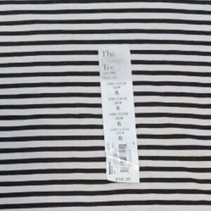 Croft & Barrow classic black & white stripe Tee